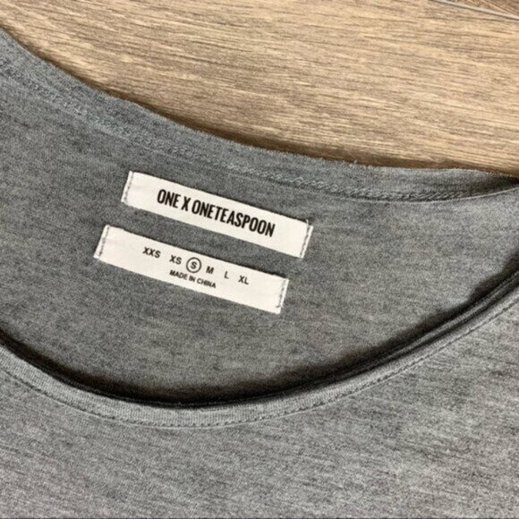 Free People One Teaspoon Soho Dress Wool Blend Long Sleeves Dark Grey Small - Picture 11 of 13